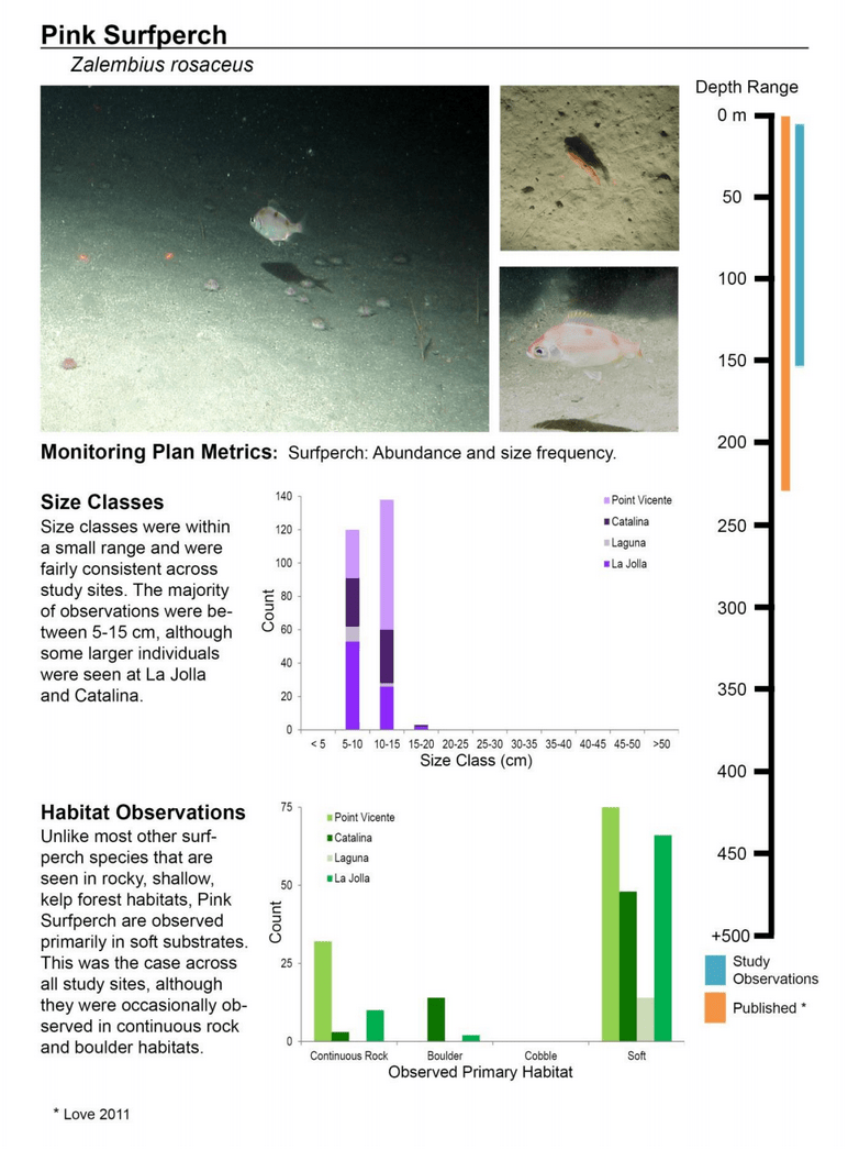 Jan 2015 - South Coast Marine Protected Areas Baseline Characterization and Monitoring of Mid-Depth Rocky and Soft-Bottom Ecosystems (20-350m) 178
